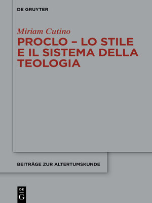 cover image of Proclo